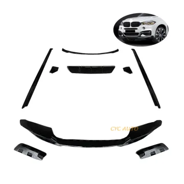 X6 F16 Aero Kit - BMW X6 Body Kit with Front Bumper, Lip, Side Skirts, and Rear Diffuser