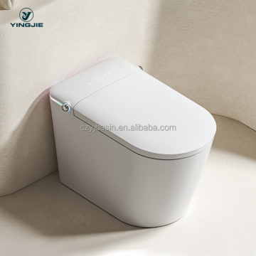 Modern Automatic One Piece WC Bathroom Toilet with Remote Control and Seat Heating