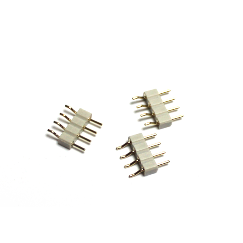 Reflow soldering pin connectors