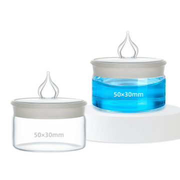 Acid and Alkali Resistant Glass Weighing Bottles 50*30mm for Laboratory Use