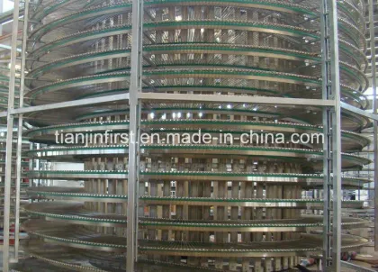 Food Grand Spiral Cooling Tower Conveyor