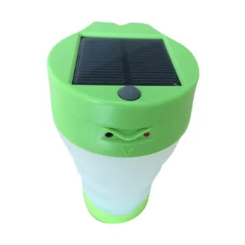 Portable Solar powered outdoor/indoor solar led lamp solar cup lightNew
