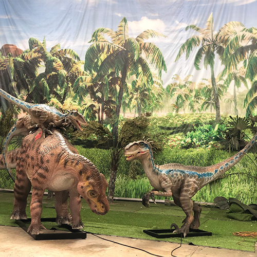 Life-Size Velociraptor Model for Sale