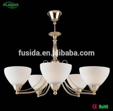 High quality and inexpensive down white galss chandelier lighting