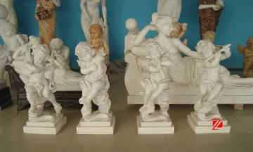 Music baby angel figurines