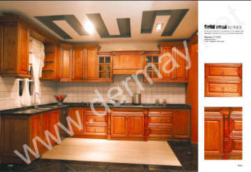Demei solid wood kitchen cabinet