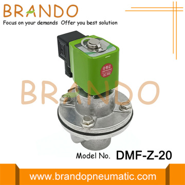 DMF-Z-20 DC24V AC220V Stofafscheider Rechte hoekpulsklep