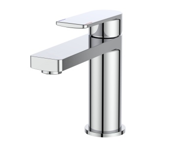 Modern Black Single Handle Undermount Sink Mixer Tap for Bathroom