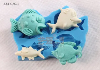 Large Size Silicone Fish Mold - Fish Shape Cake Moulds & Fondant Chocolate Candy Tools