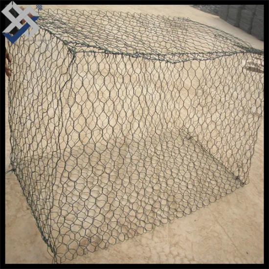 hot-dipped galvanized steel gabion weave wire mesh