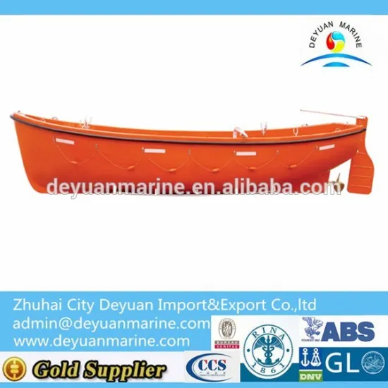 Modern open type lifeboat