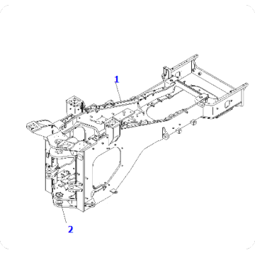 Back frame 426-S94-3240 for wheel loader WA600-6