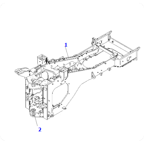 Back frame 426-S94-3240 for wheel loader WA600-6