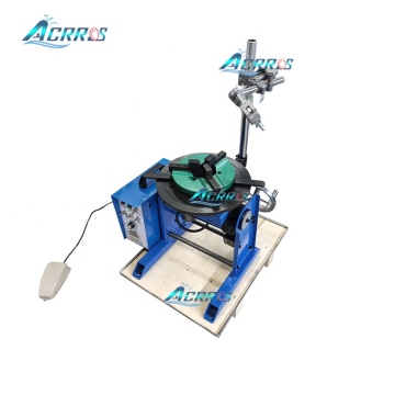 Affordable Welding Positioner for 30kg Loads: 220V Single Phase with 200mm Chuck Clamp