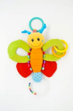 Baby Plush Toys Butterfly with Rings