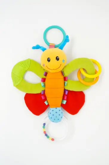 Baby Plush Toys Butterfly with Rings