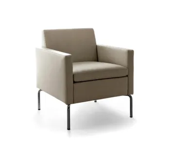 Foshan Supplier Modern Leisure Office Fabric Sofa at Good Prices