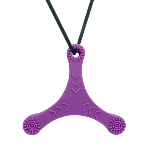 Silicone spinner shape with black rope