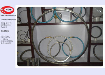 Thin Section Thin-wall Bearing High Speed / Precision , C / Open