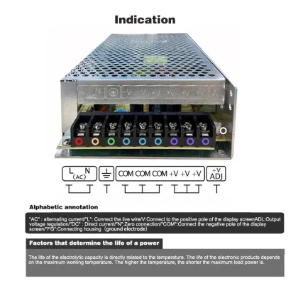 CHUANGLIAN A-200AF 5V40A LED Display Switching Power Supply