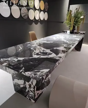 Bvlgari Black Marble Slabs for Interior Wall Panels