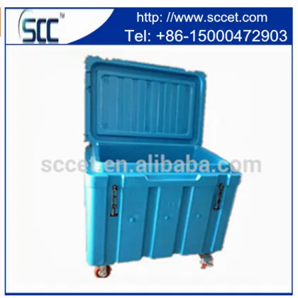 310ltrs Sky blue Dry ice freezer, dry ice chest freezer, dry ice freezer box