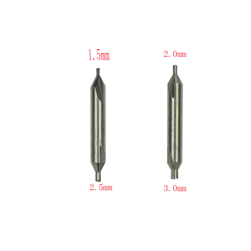 1.5-2.5mm/2.0-3.0mm HSS Center Drill Bits 2 Flutes Countersink Drills Tool for DEFU Key Cutting Machine Locksmith Supplies