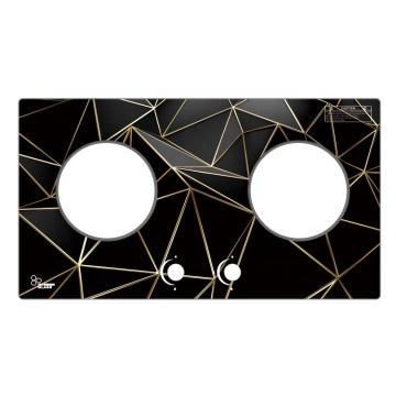 Black Built-in Ceramic Cooktop with Tempered Glass