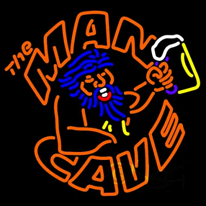 The man cave neon sign