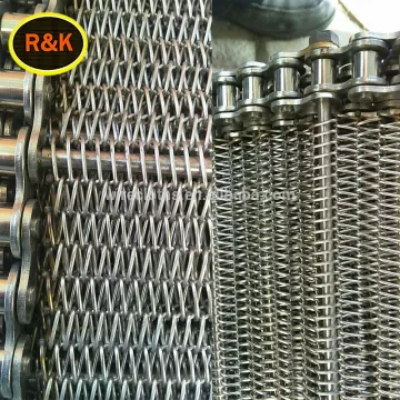 AISI Stainless Steel Mesh Conveyor Belt For Egg Tray Machine
