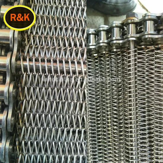 AISI Stainless Steel Mesh Conveyor Belt For Egg Tray Machine