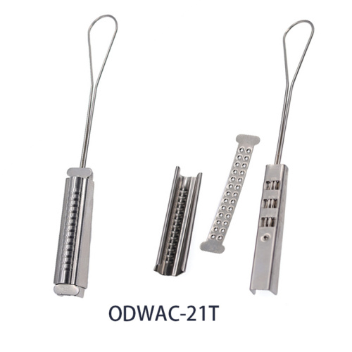 ODWAC Series FTTH CABLE CABLE CABLE SUSCENSION CLAMP สแตนเลสลวดแรงดึงแรงดึง