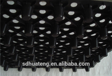 drainage sheet Grass Seed Mats 50mm--200mm Cell Depth HDPE Smooth Plastic Geocell