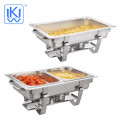 China OEM stainless steel choice chafing dish with fuel and glass window Manufactory