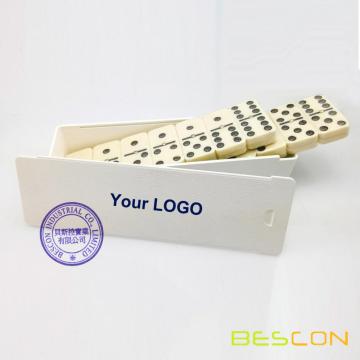 Plastic Box Packing Cheap Domino Set with Custom Printing