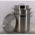 Durable Multi-Gauge Stainless Steel Stock Pot