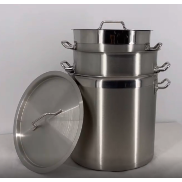 Durable Multi-Gauge Stainless Steel Stock Pot