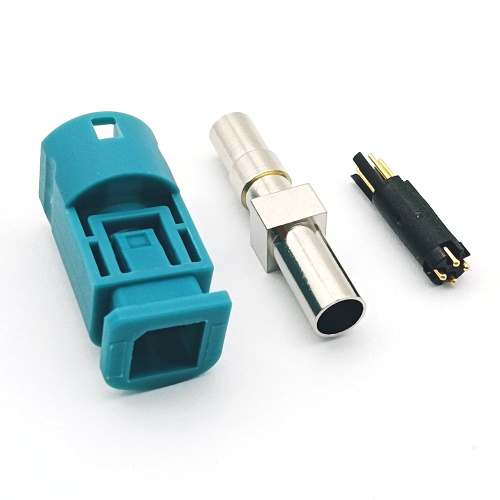 Universal 4 Pin Solder HSD Male Plug Connector