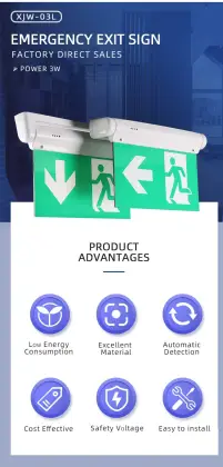 Acrylic Exit Sign Printing Exit Indicator Sign