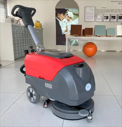 Industrial Red Floor Scrubber Cleaning Machine