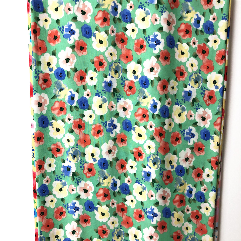 Small Flower Rayon Print