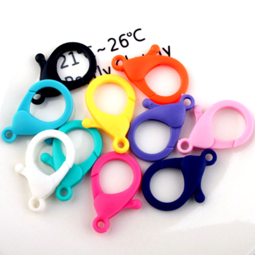 Plastic Lobster Clasp Hook Plastic Colorful Lobster Claw Swivel Hook Manufactory