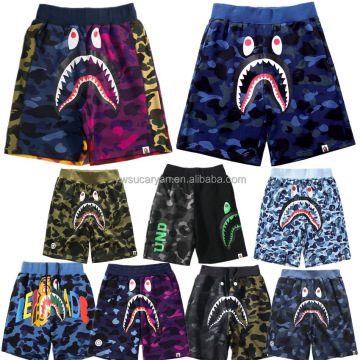 Top Quality Shark Head 3D Print Quick-Dry Summer Shorts for Men