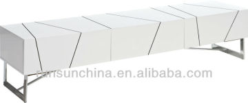 White light paint MDF chaste fashion TV stands SV-141