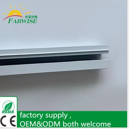 4 wires LED thicken aluminum track rail track light systems