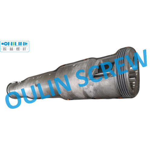Cincinnati Cmt68 Twin Conical Screw and Barrel for PVC Extrusion, Cmt68/143 Screw Barrel