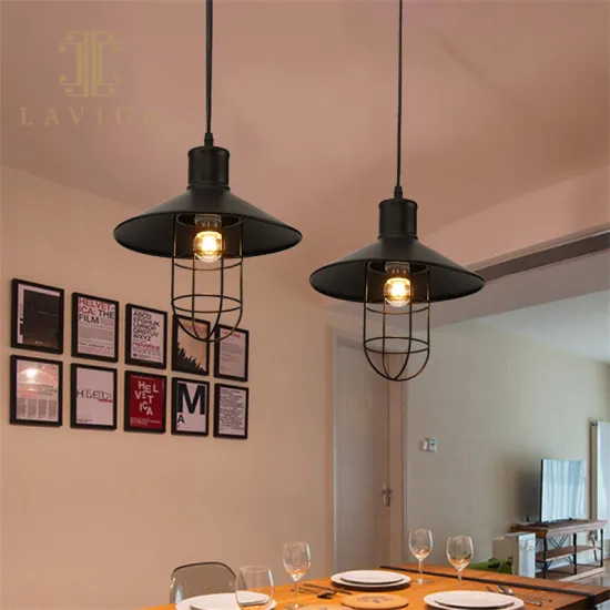 Fashion Iron E27 Dinning Coffee Shop Pendant Lamp