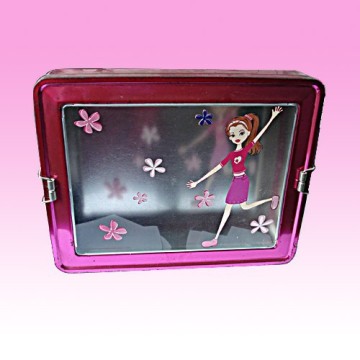 tin boxes with window Pvc m