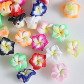 Colorful Cute Flower Polymer Clay Artificiale DIY Craft Decorazione per feste Accessori Ornamento di gioielli