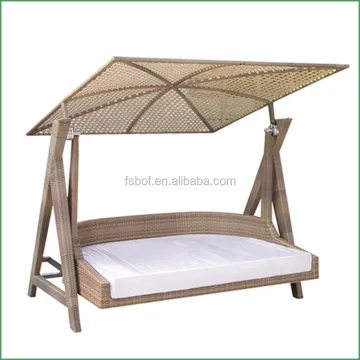 Wrought Iron Double Seat Patio Swing - HFG-031